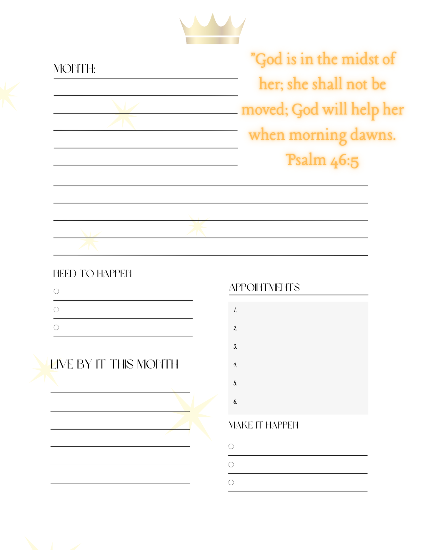 A Queen's Plan